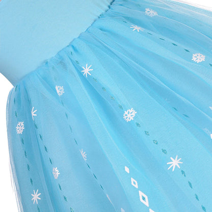 Elsa Princesa Infantil Halloween Cosplay Vestido Fantasia Rainha da Neve Vestidos de Festa para Meninas Roupa Infantil