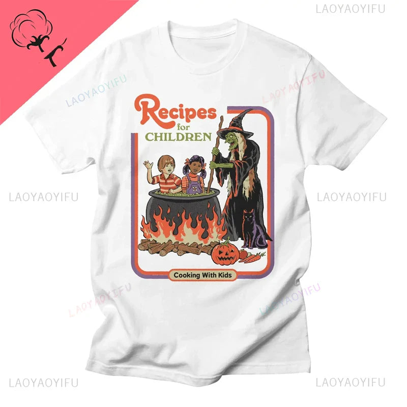 Classic Vintage 90s Tshirt Women Men Grim Evil Series Tops Nostalgia Scary Alien Supernatural Graphic Tee Popular Halloween Tees