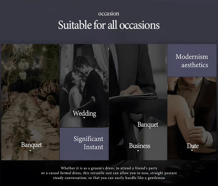Dark blue 3 Piece Checkered Suit Set  Stylish Business Office Wedding Formal Outfit Elegant full man suit