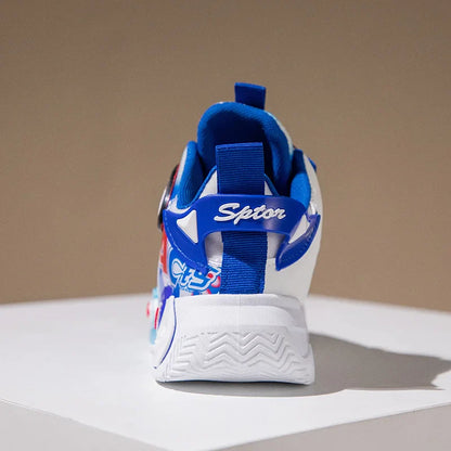 Baby Boys Summer Hot Sale Fashion New Soft Thick Sole Basketball/Football Sneakers Thick Sole Kids Sports Vulcanized Shoes