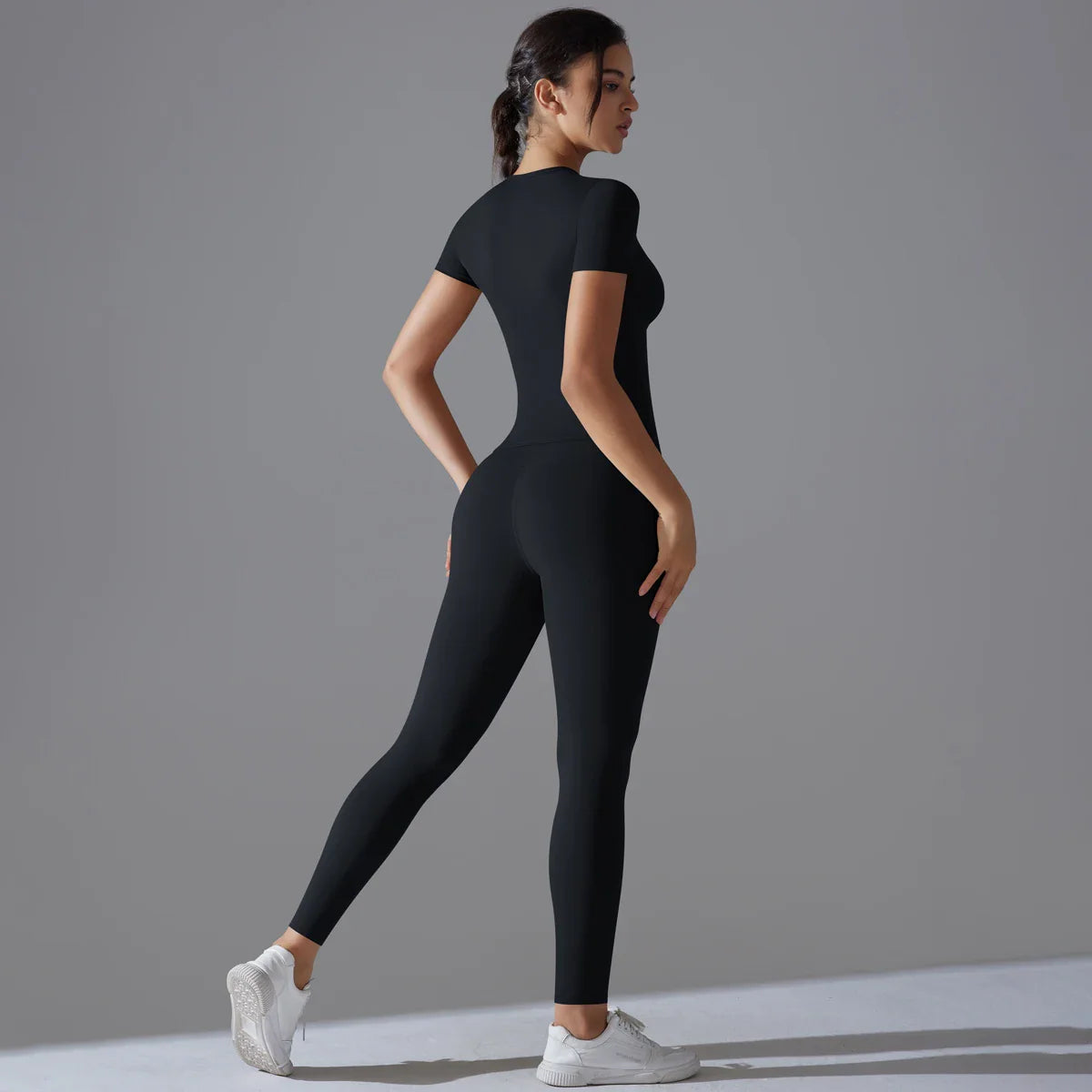 Quick-Drying Gym Leggings Set Yoga Suit Sports Set Sleeve Breathable Stretchy GYM Yoga Slim Fitness Active Top Tight Yoga Pant