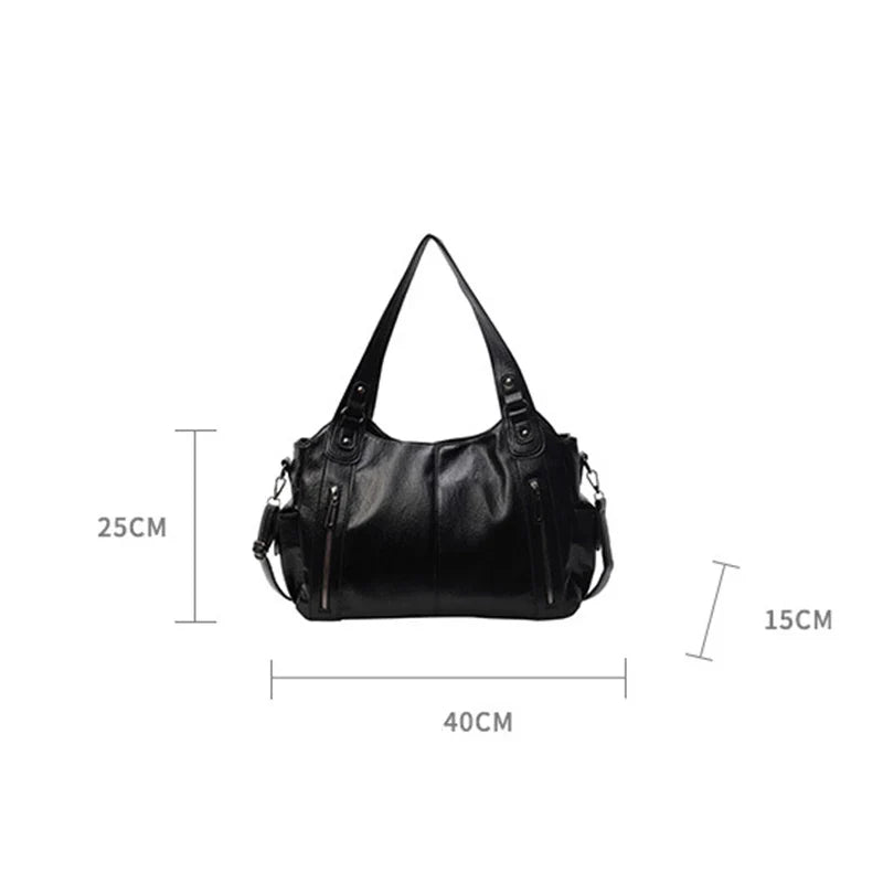 Soft Interior Compartment Shoulder Bags High Quality Contrasting Colors Crossbody Bags for Women Fashion Pu Leather Handbags