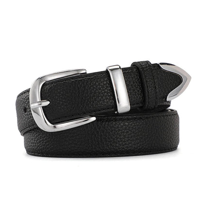 Women Leather Belts High Quality Fashion Best Matching Dress Jeans Belts for Lady Women's Dress Luxury Designer Brand LB2146