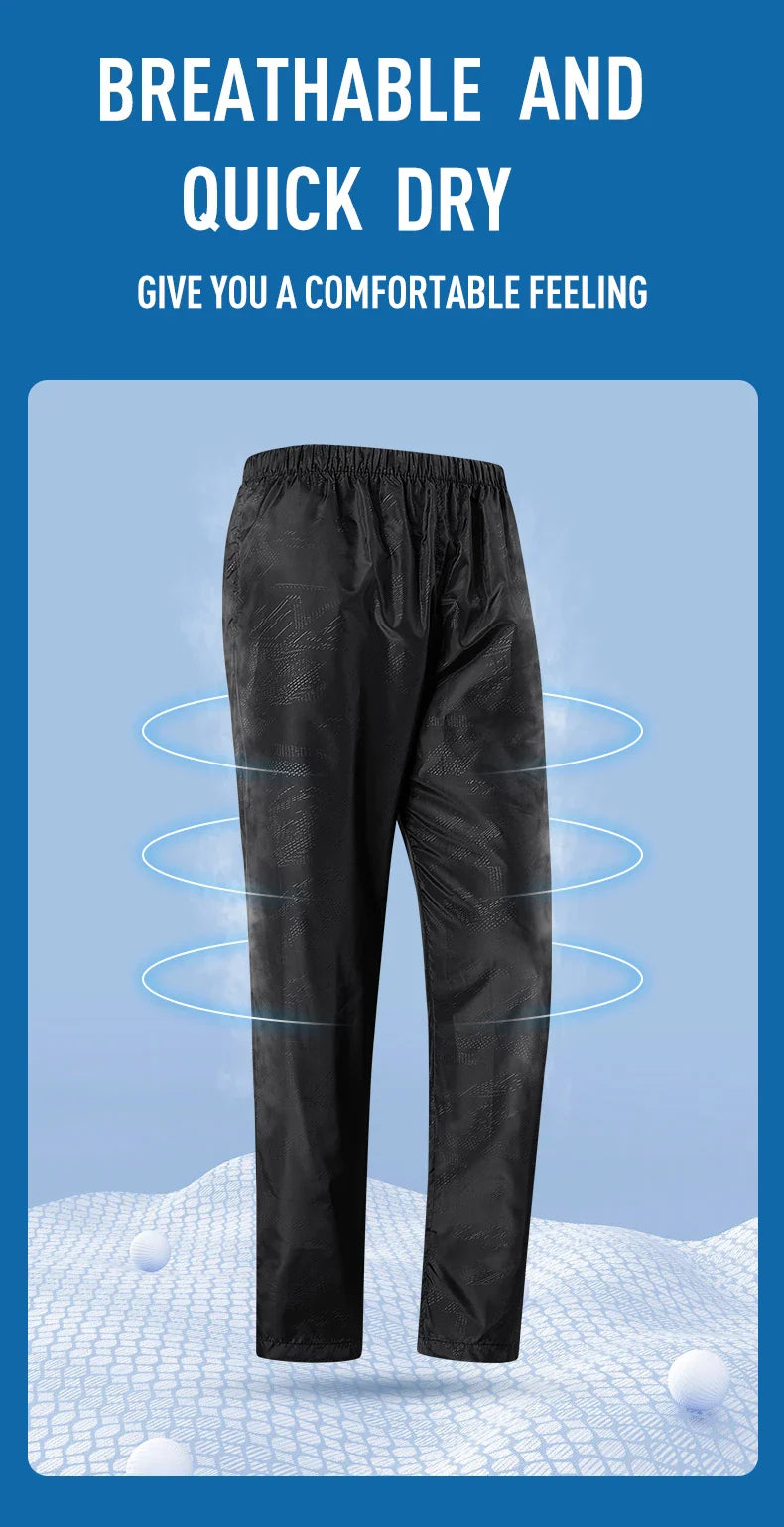 Waterproof Hiking Pants Unisex Camping Trekking Climbing Rain Pants Outdoor Sports Quick Dry Mountain Women Men Trousers