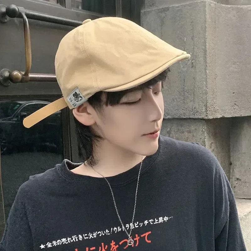 Cotton Peaky Blinders Caps For Men Hats Berets British Western Style Ivy Cap Classic Winter Woman Vintage Linen Beret