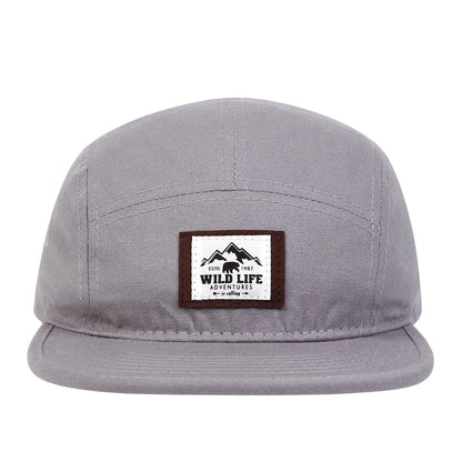 Cotton 5 Panel Baseball Cap Snapback Caps Bone Gorras Hombre Originales Hip Hop Hats For Men Women Adjustable