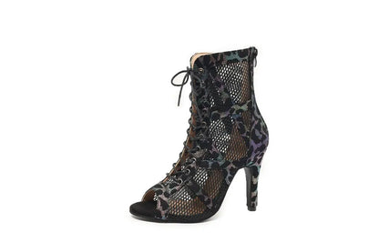 High Heels Women's Sandals New Open Toe Casual Latin Dance Shoes Girls' Ballroom Sandals Large Dance High Heels Women's Shoes 43