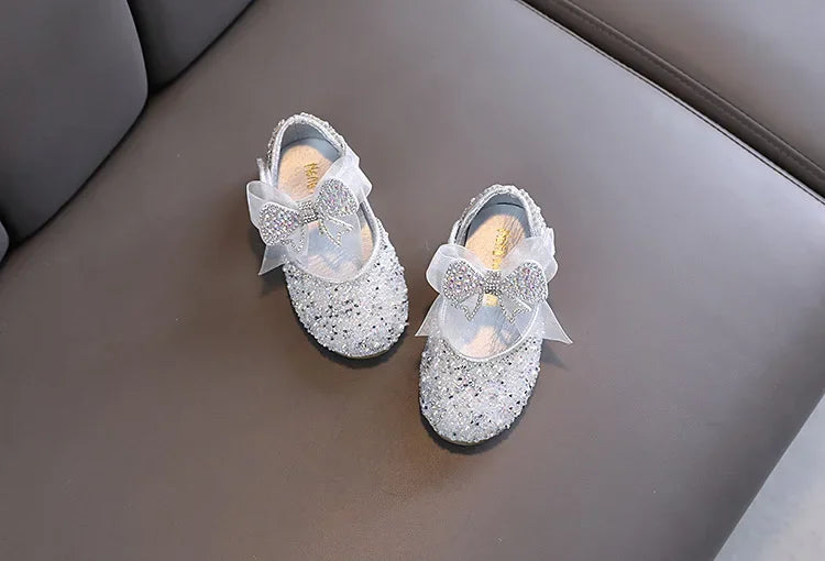 Girls Princess Shoes Children Party Dance Shoes Student Spring Autumn New Flats Kids Performance Shoes