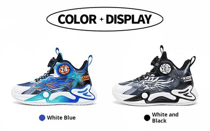 Luxury Boy Sneaker 2025 New Fashion Outdoor Kids Basketball Shoes Soft Sole School Children Sports Shoes for Boy 4 To 12 Years