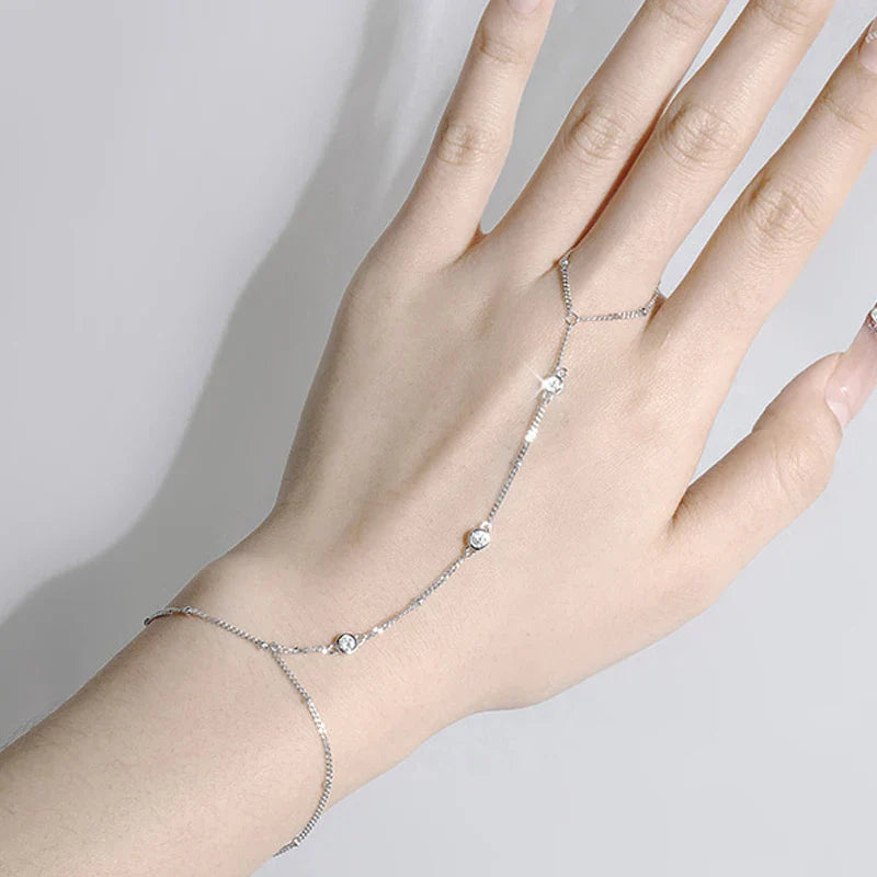 3MM Moissanite Bracelets for Women 14-21cm Wrist Size Adjustable Chain 925 Sterling Silver Plated 18K Wholesale Jewelry