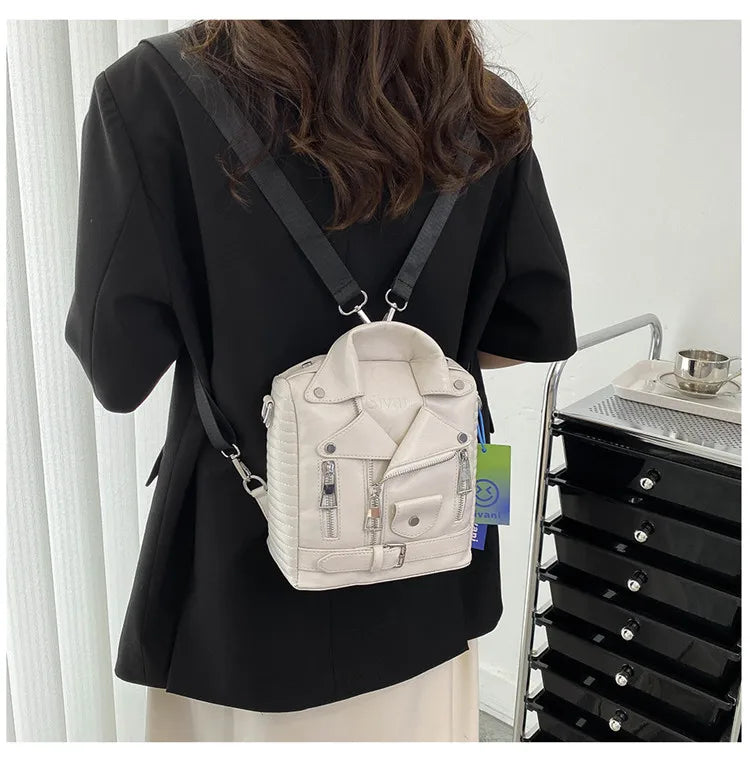 Hip hop Jacket Design Shoulder Bag Clothes Shape Women Handbag Fashion Brand  Lady Crossbody Bag Luxury Designer Travel Backpack