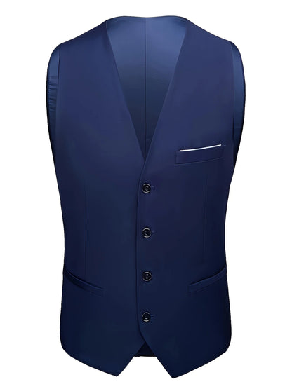 New Arrival Men's 3-Piece Suit Slim Fit Formal Set – Perfect for Wedding, Party, Business, Prom & All Formal Occasions