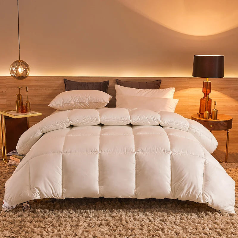 New winter thick quilt core, feather velvet quilt, spring and autumn warm thick quilt, suitable for all seasons