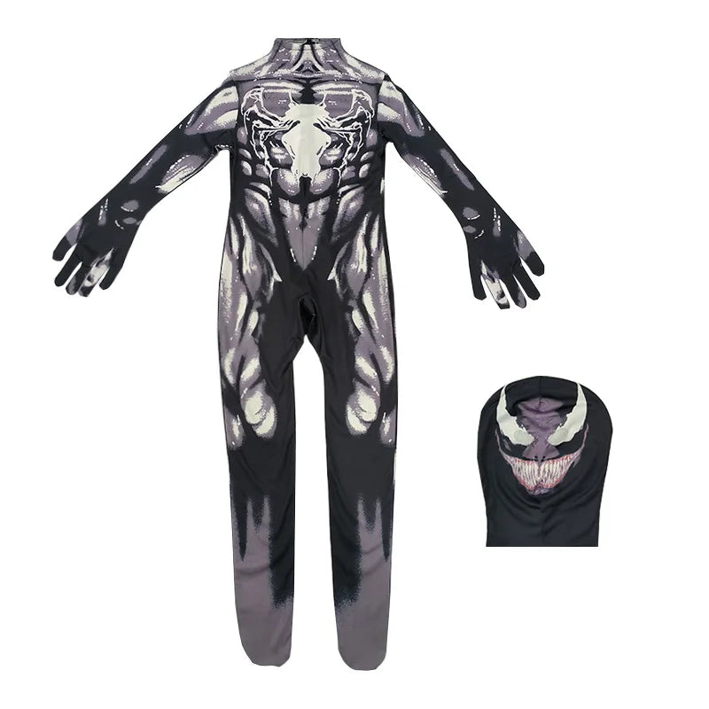 Kids Spider Boy Cosplay Costume Superhero Morales Cosplay Jumpsuit Miles Zentai Jumpsuit Halloween Carnival Party Costume Adult