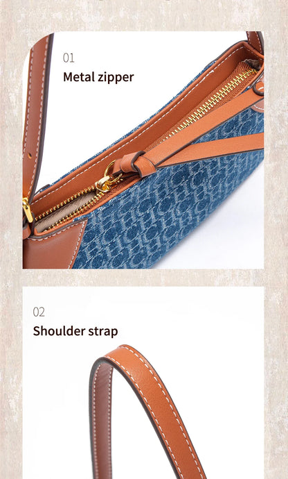 Fashionable Classic Retro Women's New Bag with Adjustable Shoulder Strap, Business Commuter Multi functional Shoulder Bag