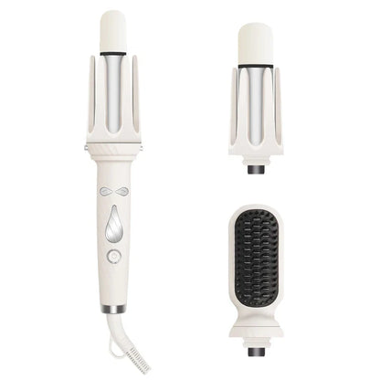 3 IN 1 Negative Ions 28mm & 32mm Roll Automatic Hair Curler Heating Straight Hair Comb Electric Ceramic Curling Iron Hair Stick