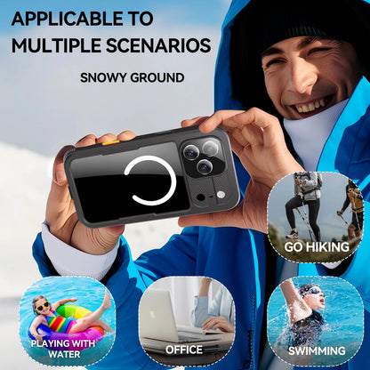 Magnetic Shockproof Dustproof IP68 Waterproof Phone Case for Apple 17Promax/ 17Pro /Air / 17 - Durable Protective Cover