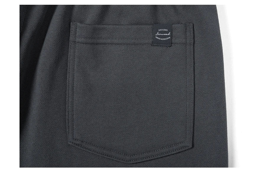 Oversize 390gsm Fabric Jogger Shorts Casual Drawstring