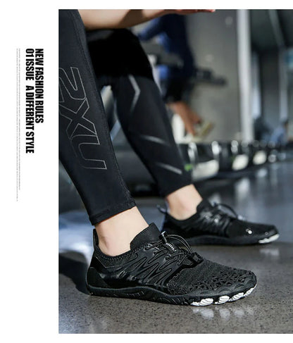 Men Women Barefoot Outdoor Aqua Shoes Couple Quick-drying Wading Beach Swimming Fitness Cycling Sports Water Sneakers