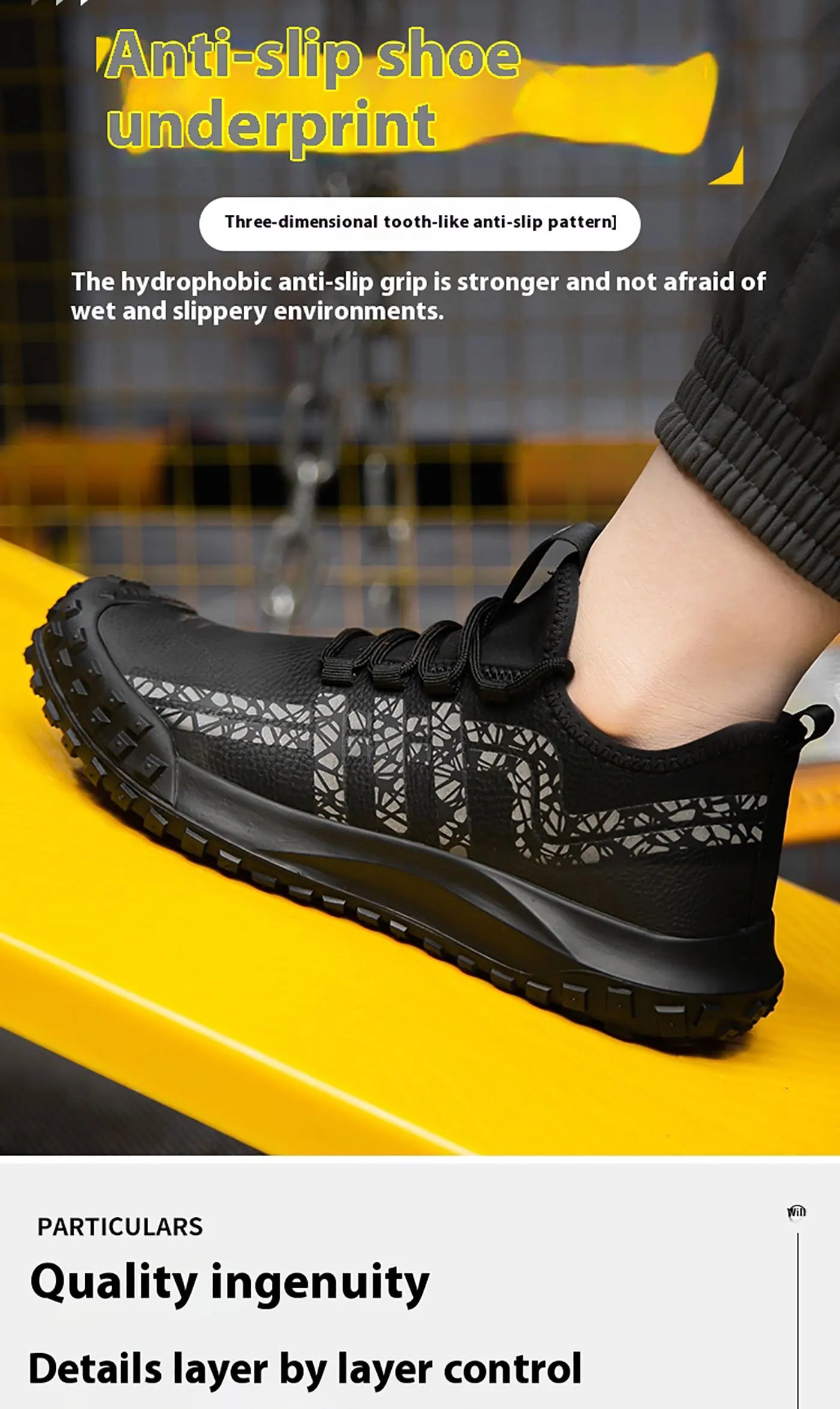 New insulated anti smashing, anti piercing, anti slip, and anti splashing work shoes for men's safety shoes