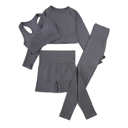 Seamless Yoga Set Gym Clothes Sportswear Yoga Suits For Women