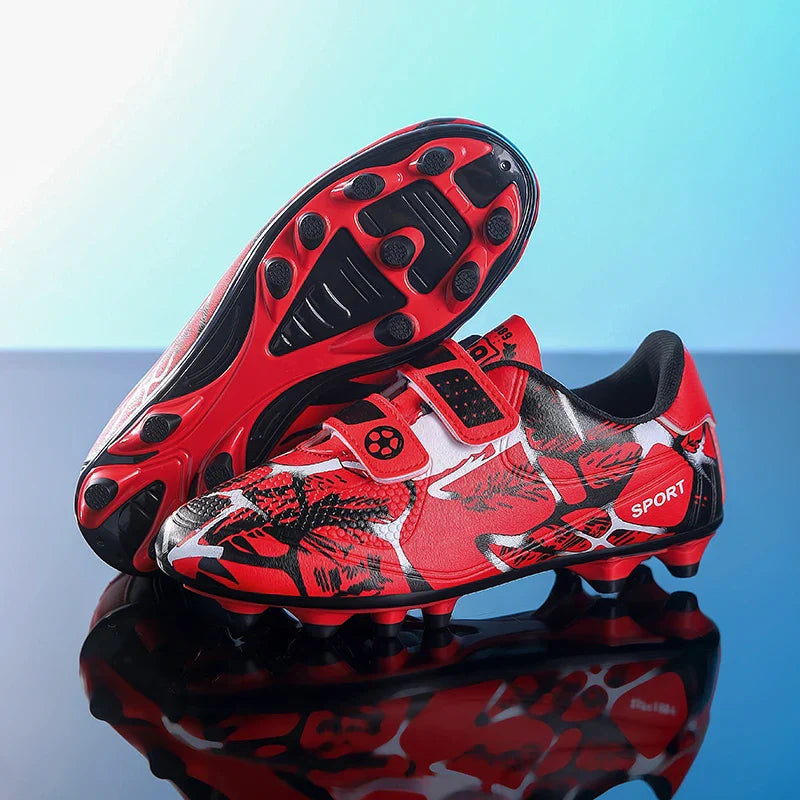 New Men Kids Non-Slip Ultralight Football Boots Professional Cleats Grass Boys Soccer Shoes Match Training Shoes Drop Shipping