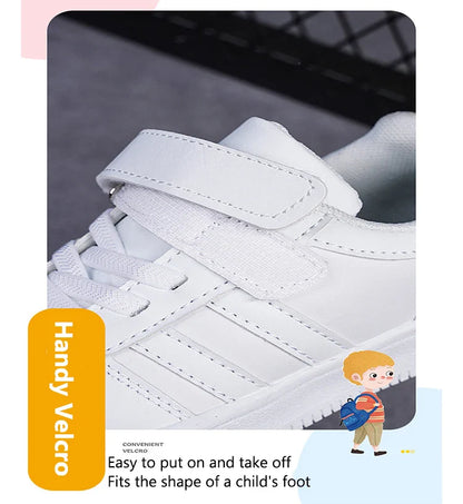 Boy Kids Sneakers White Shoes for Girls Sport Tenis Casual Children School Walking Running Shoes Non Slip Size 28-39