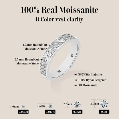 Sparkling Bezel Set Moissanite Ring for Women s925 Sterling Silver Rings Wedding Engagement Luxury Jewelry Gifts Choice