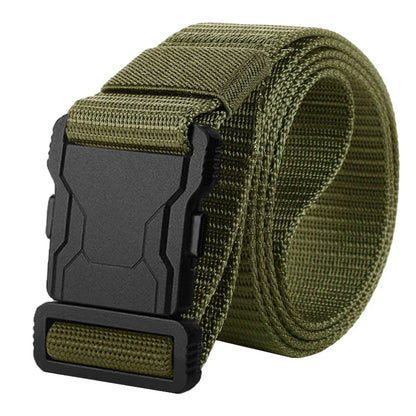 Tactical Waist Belt - Durable Automatic Buckle, Perfect for Outdoor Adventures, Unisex Accessories for Men and Women