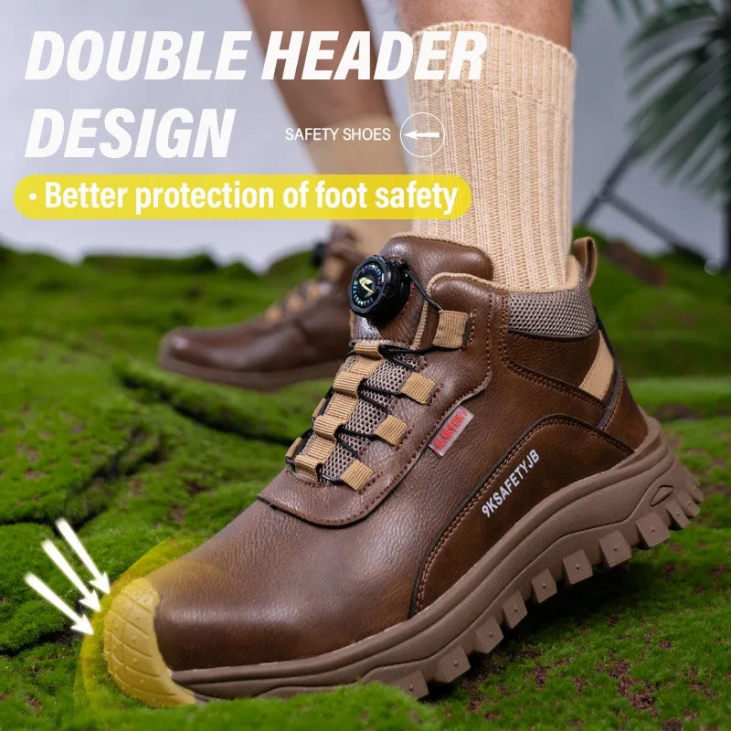The New Fashionable Men's Insulated 6KV Safety Shoes Are Waterproof  Puncture  Slip Resistant  Comfortable and Breathable