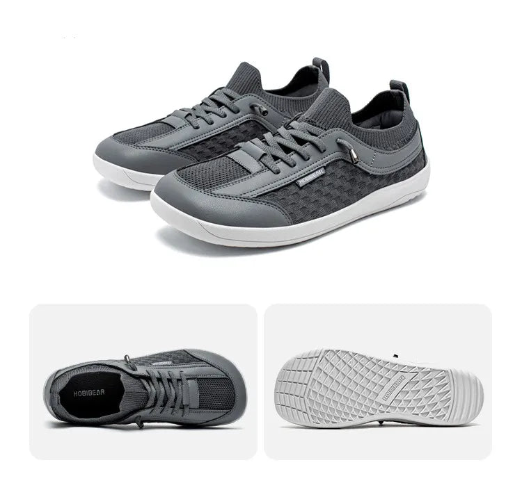 Men Barefoot Shoes Women Slip On Wide Toe Walking Sneaker | Zero Drop Sole | Lightweight Breathable Minimalist Shoes