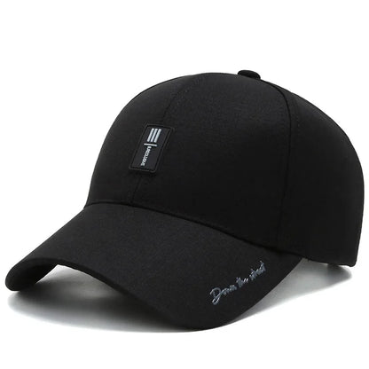 Men Fashion Wild Sunshade Sun Protection Black Baseball Cap For Winter Women Sport Cotton Warm Hats Male Kpop Bone Unisex C35