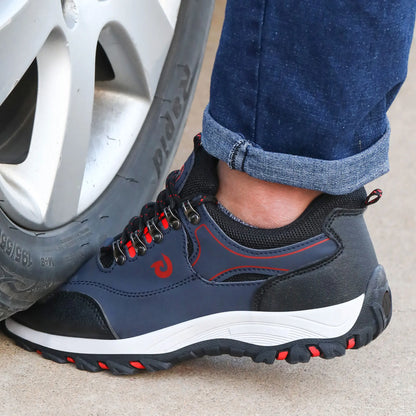 Men Work Safety Shoe Boots Steel Toe Security Protection Shoes Anti-Smash Anti-puncture Constrcution Shoes Man Work Boots