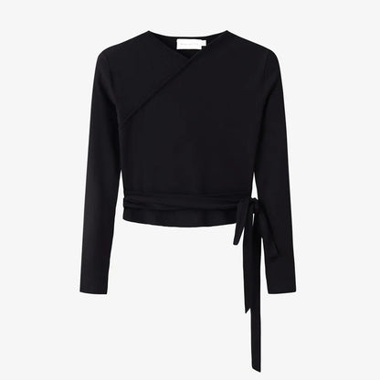 woman clothing high Stretch ribbing closed-fit wrap tops + Matte Satin dress Maxi matching sets (ship out in 1 day)