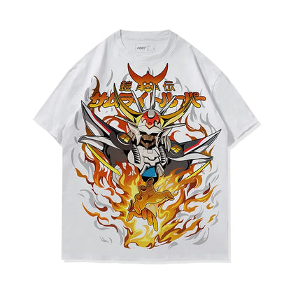 Printed T-Shirt Men's and Women's Summer New Fashion Cotton Short Sleeve Top
