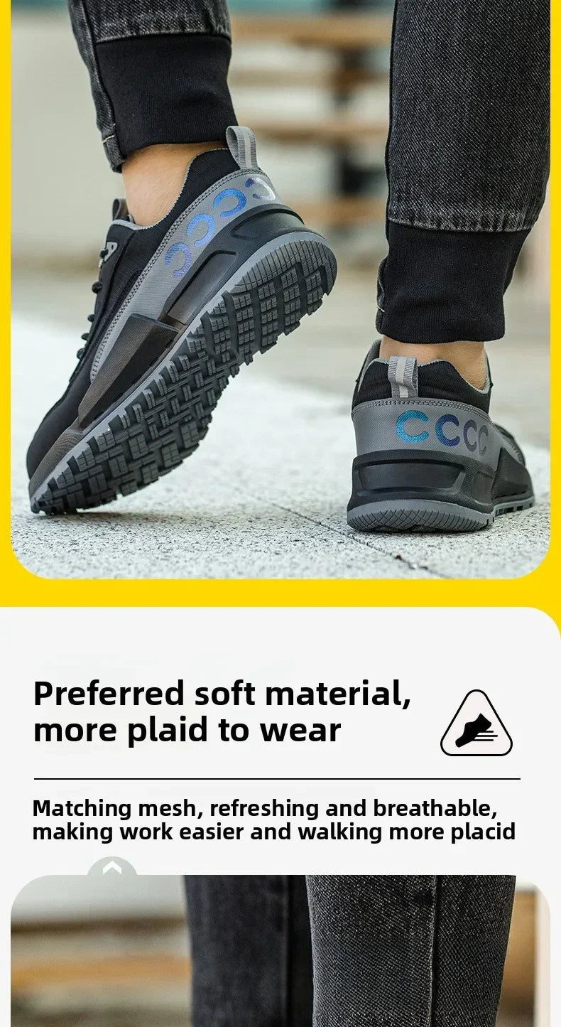 Labor Protection Shoes Men's Anti Smashing Anti Piercing Work Shoes Insulated 10KV Wear-resistant Electrical Shoes Safety Shoes