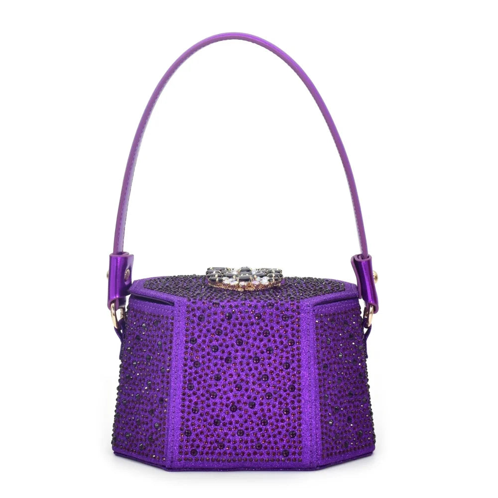 New Design Women Nigerian Italian Shoes and Bags Set Decorated with Rhinestone Shoes for Women and Bag 2026 Designer Luxury