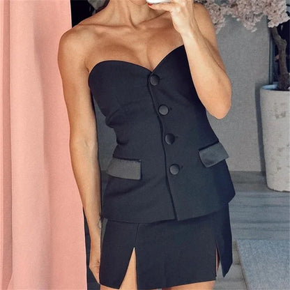 2025 Corset Top Women White Black Crop Top Female off Shoulder Bustier Top Woman Vest Sexy Backless Tube Tops for Women