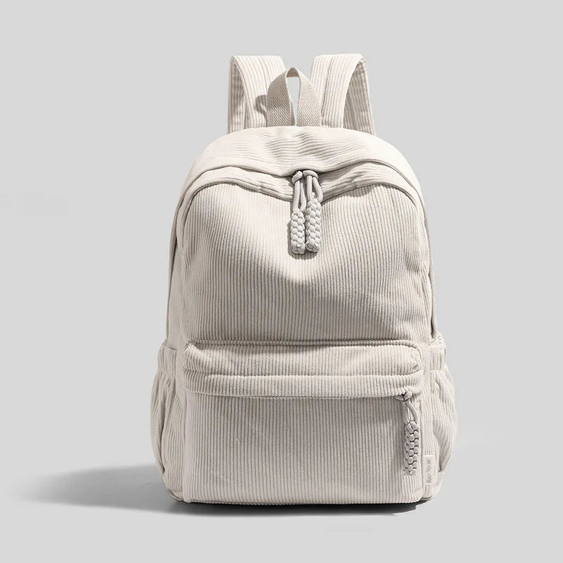 Personalized Backpack 2025 Soft Schoolbag shoulder straps Large Capacity Custom Unique Name Embroidered Corduroy Special Design