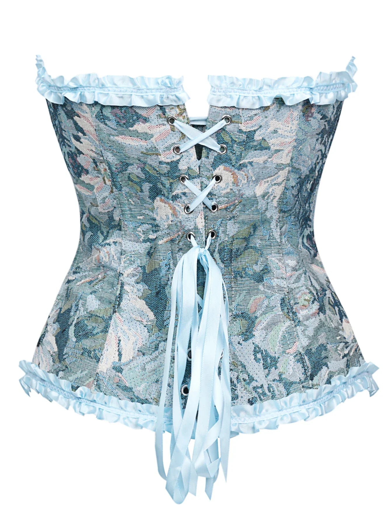 There are lace body-shapingwaist-cinchingchest-supporting corsets and ladies' court shaping tops