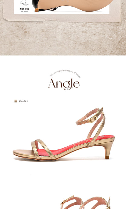 Wear Comfortable Pure Colour Simple New Women's Sandals Fashionable Versatile Simple Women's Low Heel Sandals