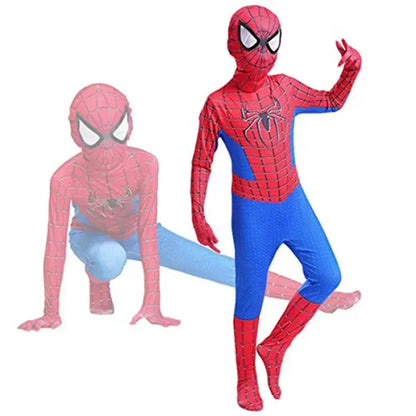 SpiderMan Jumpsuits Costume PS4 Collection Set Captain America  Halloween Christmas Party Birthday Gift Spiderman Superhero