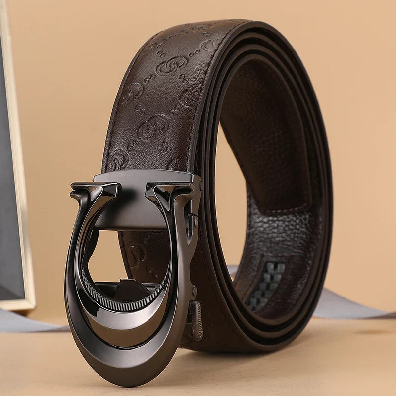 High Quality 34mm Designers Business Mens belt Luxury Brand Famous Male brand Buckle Canvas Leather Belt for Women jeans belt