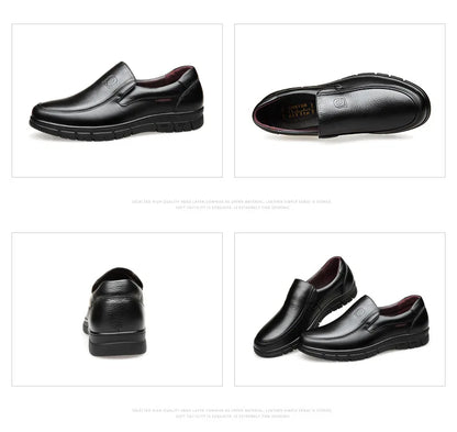 Handmade Shoes Genuine Leather Casual Shoes For Men Flat Platform Walking Shoes Outdoor Footwear Loafers Breathable Sneakers