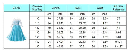 Kids Princess Costume Children Elsa Anna Halloween Dress Girl Cinderella Snow White Dress Rapunzel Mermaid Pageant Disguise