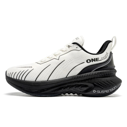 Cushioning Running Shoes For Men Suitable Heavy Runners Lace Up Sports Women Non-slip Outdoor Athletic Male Sneakers