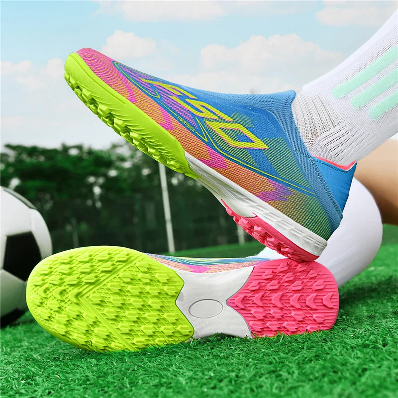 Men's football field boots ultra light grass indoor social training football shoes sports shoes TF/FG football shoes