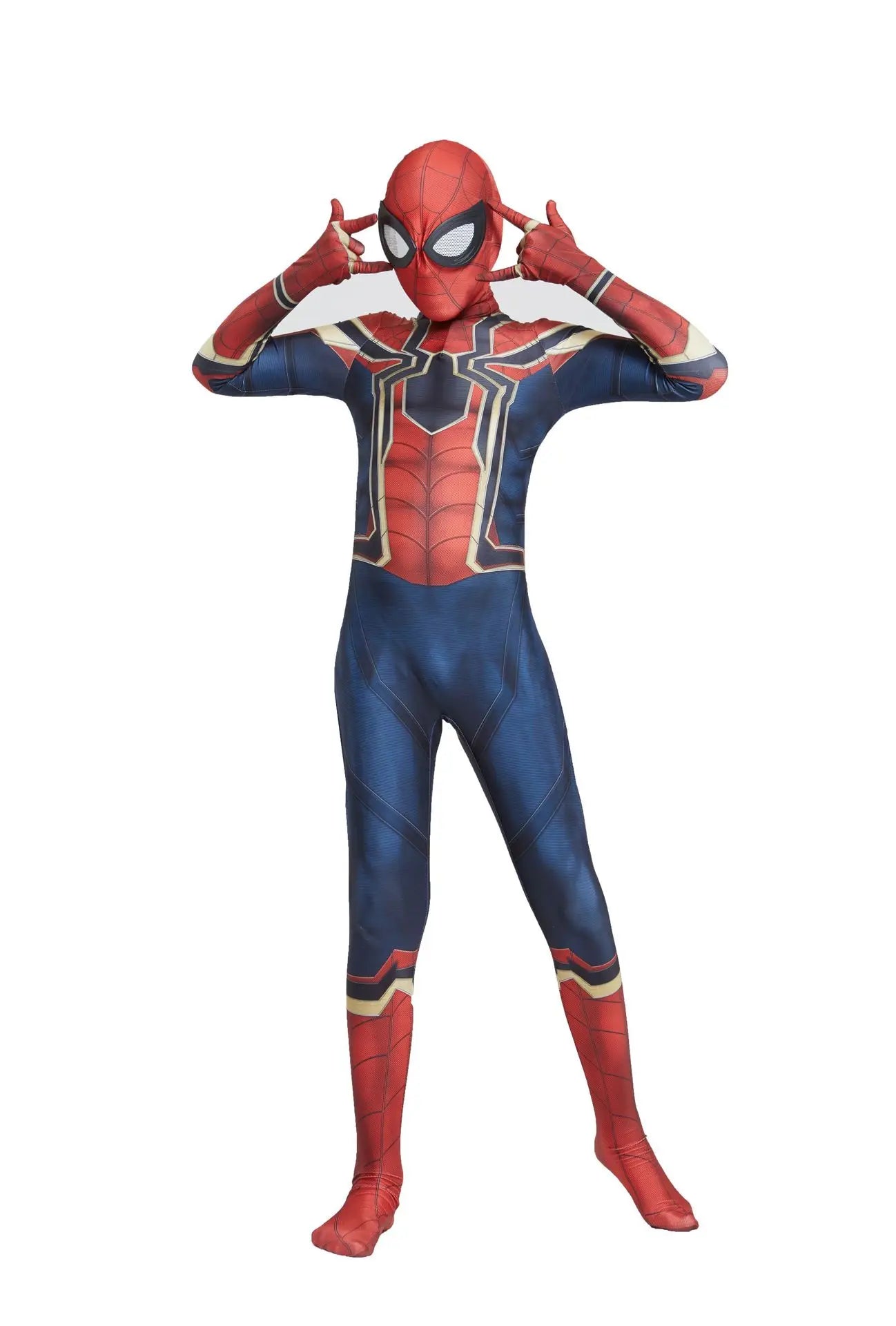 3D Mask Costume for Kid Adult Miles Morales Spider-Man Cosplay Bodysuit Halloween Carnival Superhero Full Body Zentai Jumpsuit