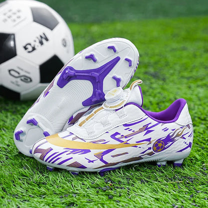 New Men Kids Soccer Shoes Football Boots Ultralight Match Grass Boys Professional Cleats Non-Slip Training Shoes Drop Shipping