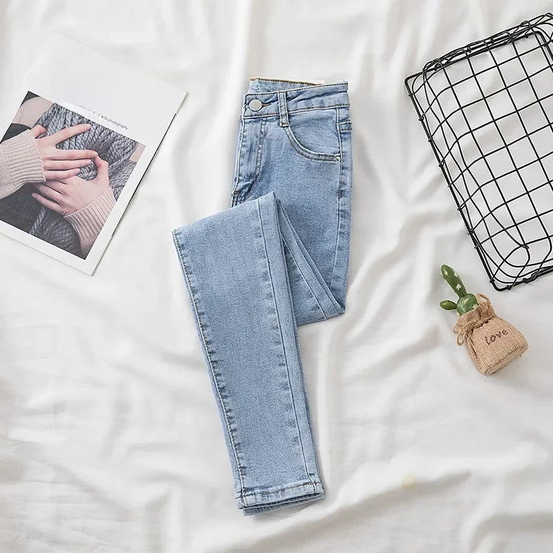Women's Jeans Fashionable Skinny Denim Pants Spring